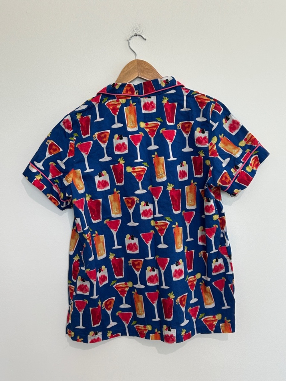 Bedhead Women’s  100% Cotton Mixed Drinks Pajama Set Size Large EUC - Picture 2 of 6